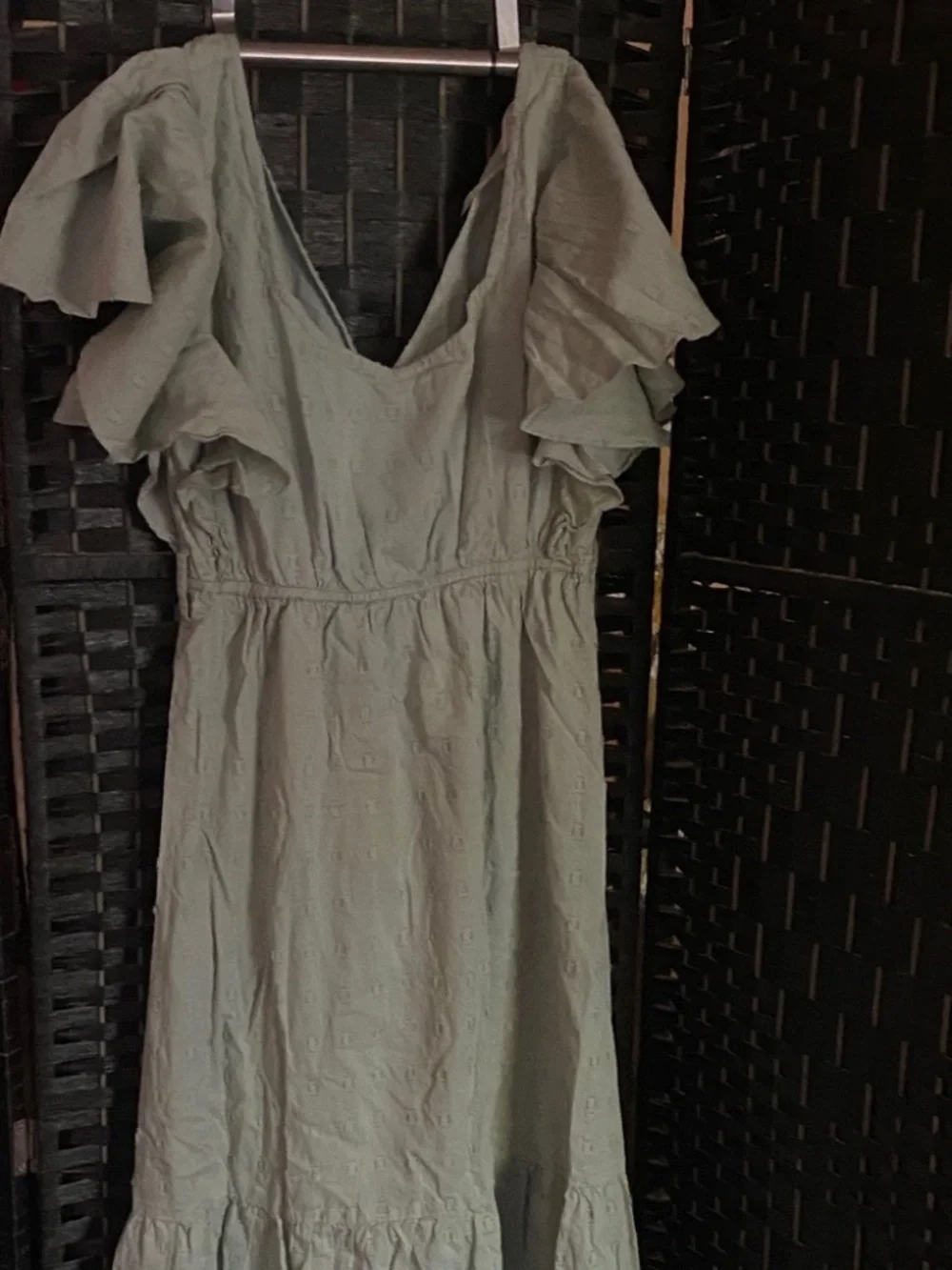 SIM & SAM SIZE MEDIUM M RUFFLE SLEEVE DRESS LOT5922 - Picture 1 of 4